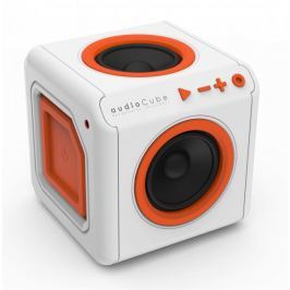 PowerCube audioCube Portable, bílá/oranžová