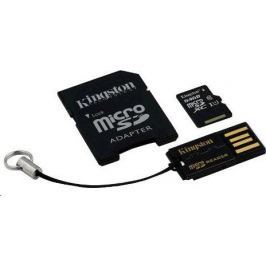 Kingston microSDXC 64GB (class 10) + adaptér + USB čtečka