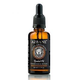 Azbane Pečující olej na vousy s arganovým olejem Cedrové dřevo a muškátový oříšek (Beard Oil) 30 ml