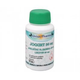 Unios Pharma Jogurt 50 mg + jablečná vláknina + lecitin 90 kapslí
