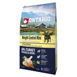 Ontario Mini Weight Control Turkey & Potatoes 6,5kg