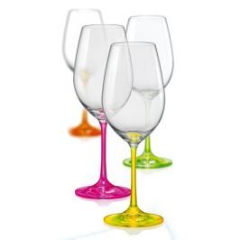 Crystalex sklenice na víno Neon 350 ml, 4 ks