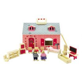 Marionette Domeček pro panenky 19 součástí, dřevěný