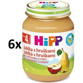 HiPP BIO Jablka s hruškami - 6x125g