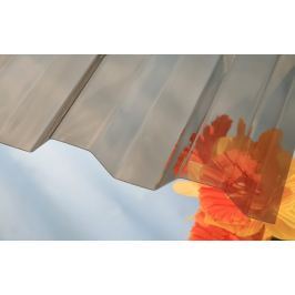 LanitPlast Trapézový polykarbonát Marlon CS TR 76/16 síla 0,8 mm bronz 1,06x3 m