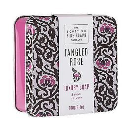 Scottish Fine Soap Mýdlo v plechové krabičce Tajemná růže 100 g