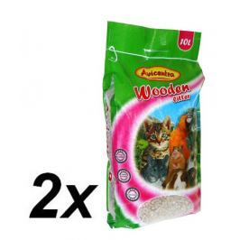 Akinu Dřevěná podestýlka 2 x 10L PELETY