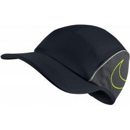 Nike U NK Arobill Aw84 Cap Run Black Anthracite Volt