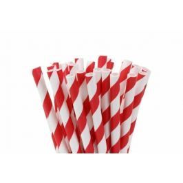House of Marie Papírové tyčinky na cake pop červené 20ks 15cm