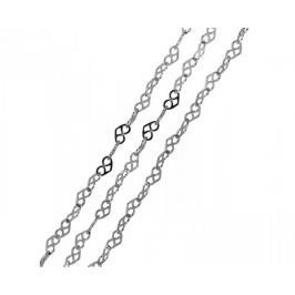 Brilio Silver Stříbrný náhrdelník Srdíčka 45 cm 471 086 00034 04 - 2,56 g stříbro 925/1000