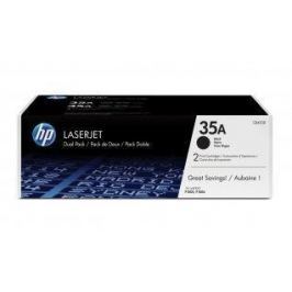 HP č.35A Dvojbalení černé originální tonerové kazety LaserJet (CB435AD)
