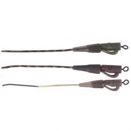 Anaconda Montáž Safety Lead Clip 80 cm 35 lb 2 ks Hnědá