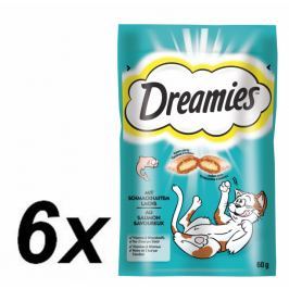 Dreamies pochoutky s lososem 6 x 60g