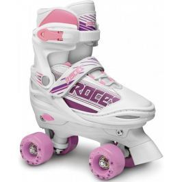 Roces Quaddy Girl White/Pink 26-29