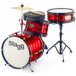 Stagg Junior 3/12B Red Dětská bicí souprava