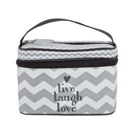 Bebe-jou Beautycase Kosmetická taštička s odepínacím víkem, Chevron Grey