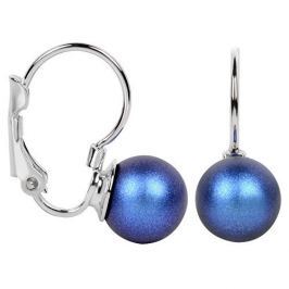 Troli Náušnice s klapkou Pearl Iridescent Dark Blue