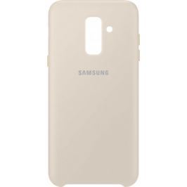 Samsung Samsung A6+ dvouvrstvý ochranný zadní kryt, zlatá EF-PA605CFEGWW