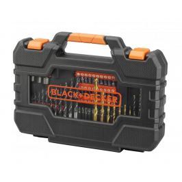 Black+Decker 104-dílná sada vrtáků a šroubovacích bitů