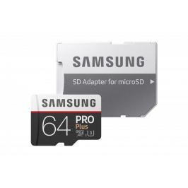 Samsung micro SDXC 64GB PRO Plus + SD adaptér (MB-MD64GA/EU)