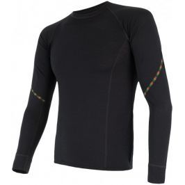 Sensor Merino Air pánské triko dl.rukáv černá XL