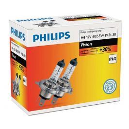 Philips Vision H4, 12 V, 60/55 W, 2 ks