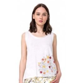 Desigual dámské tílko Las XS bílá