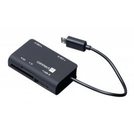 Connect IT OTG čtečka a USB hub s MicroUSB