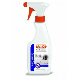 Vax 500ml trigger spray; carpet/ upholstery pre-treatment solution