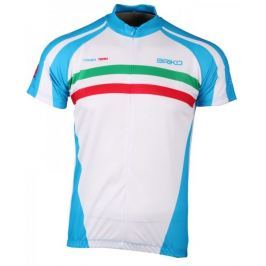 Briko Corsa Team White/lt Blue/Green/Red M