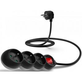 Connect IT Prodlužovací kabel (3 zásuvky; 1,5 m), černá