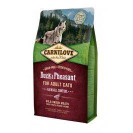 Carnilove Duck & Pheasant for Adult Cats – Hairball Control 2 kg
