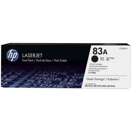 HP č.83A dvojbalení černé originální tonerové kazety LaserJet (CF283AD)
