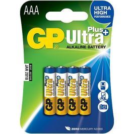 GP Alkalické baterie GP Ultra Plus (AAA), 4 ks