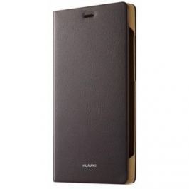 Huawei Flipové pouzdro, Huawei P8 Lite, hnědé
