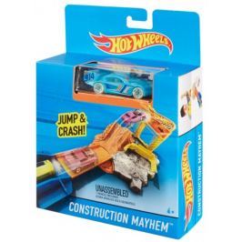 Hot Wheels Dráha do kapsy Construction Mayhen