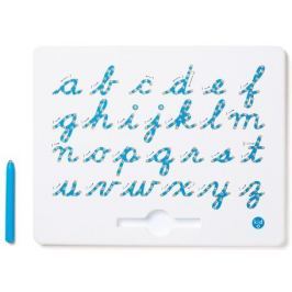 Montessori pomůcky Magnetická tabulka - Malé psací písmo