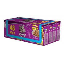 Whiskas Casserole drůbeží výběr v želé 48 pack