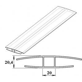 LanitPlast Polykarbonátový H-profil 16 mm 3 m