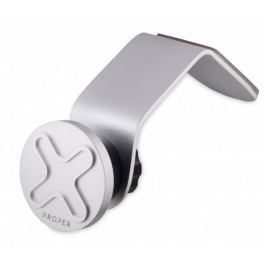 PROPER Lock Car Mount, držák na přední sklo automobilu, iPhone, stříbrná - rozbaleno
