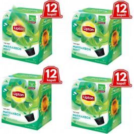 Lipton Zelený aromatizovaný čaj Marakéšská máta 4x12 kapslí 30g
