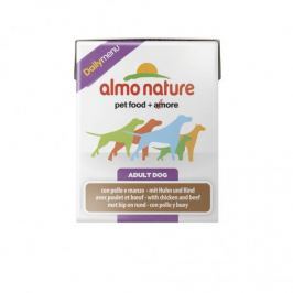 Almo Nature Daily Menu Kuře a hovězí 12 x 375g