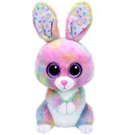 TY Beanie Boos BUBBY - pestrobarevný zajíček, 24cm