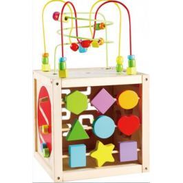 Teddies Edukační kostka MAXI dřevo