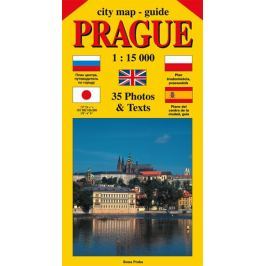 Beneš Jiří: City map - guide PRAGUE 1:15 000 (angličtina, ruština, španělština, polština, japonština