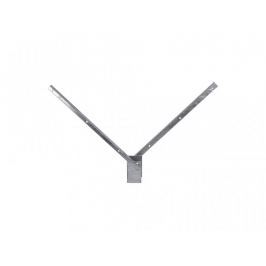 Bavolet na čtyřhranný sloupek 60×40 mm, oboustranný - Zn