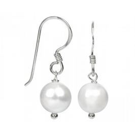 JwL Luxury Pearls Náušnice s pravou bílou perlou JL0099 stříbro 925/1000