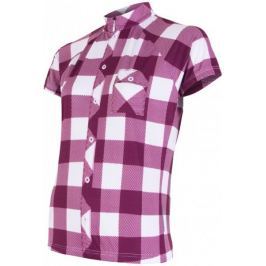 Sensor Cyklo Square dámský Dres kr.ruk. fialová