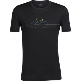 Icebreaker Mens Tech Lite SS Crewe Cadence Black M