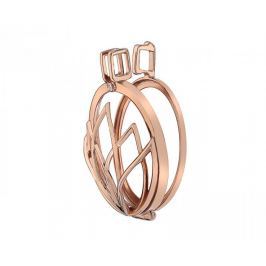 Hot Diamonds Přívěsek Emozioni Rinscita Rose Gold Plated Coin Keeper EK037 stříbro 925/1000